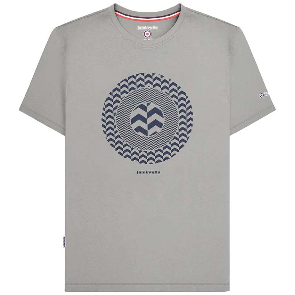 Lambretta Chevron Target Tee Herren T-Shirt SS1512-GREY