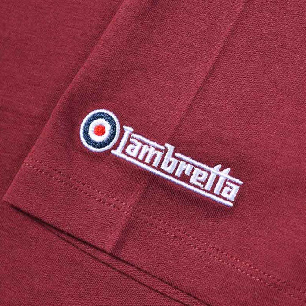 Lambretta Target Box Tee Herren T-Shirt SS5007-BUR