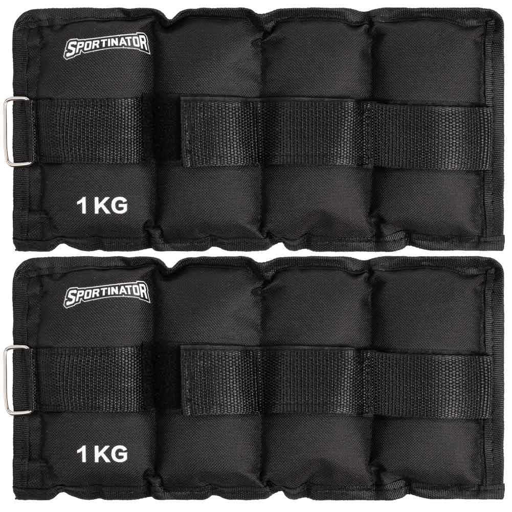 SPORTINATOR Poids pour poignets et chevilles 1kg 2 piÃ¨ces