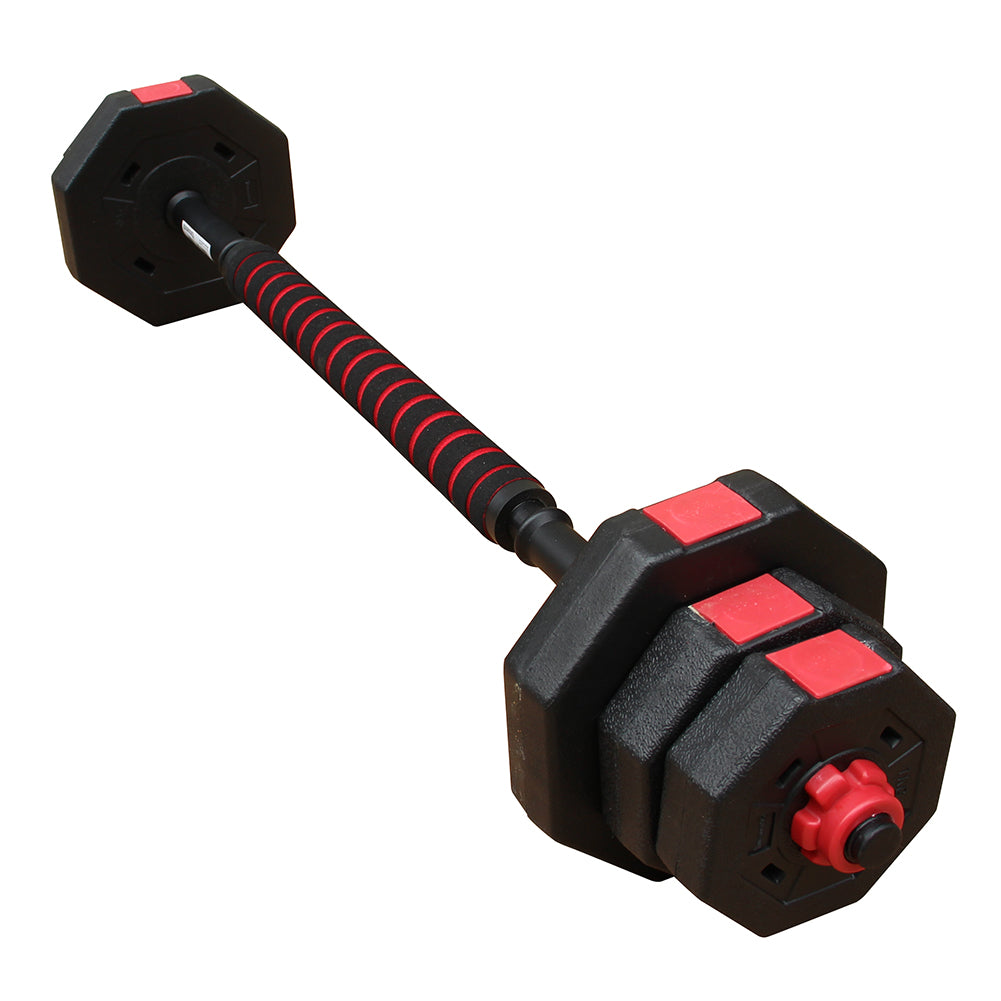 SPORTINATOR "Curls" 2-in-1 Kurz + Langhantel 20 kg Set