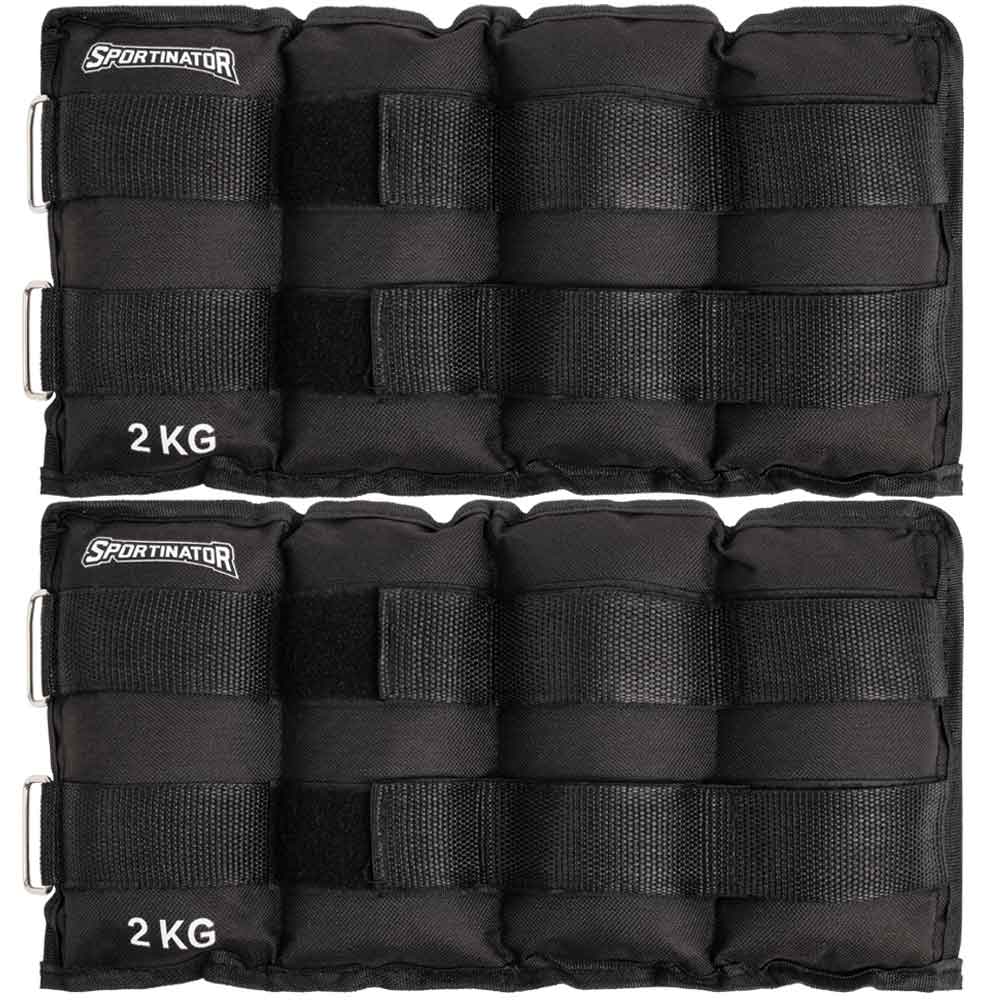 SPORTINATOR Poids pour poignets et chevilles 2kg 2 piÃ¨ces