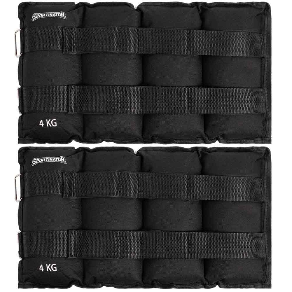 SPORTINATOR Poids pour poignets et chevilles 4kg 2 piÃ¨ces