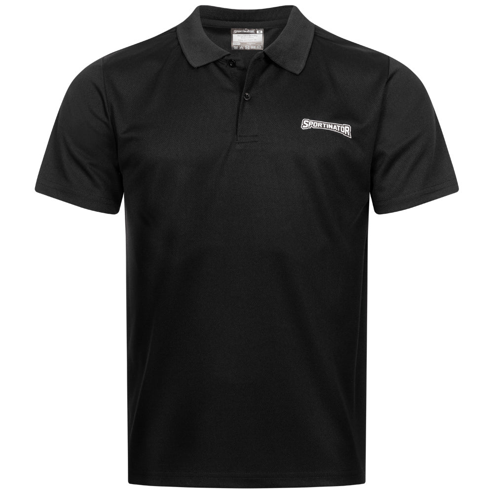 SPORTINATOR Essentials Hommes Polo d'entrainement noir