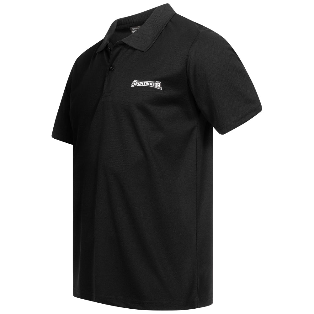 SPORTINATOR Essentials Hommes Polo d'entrainement noir