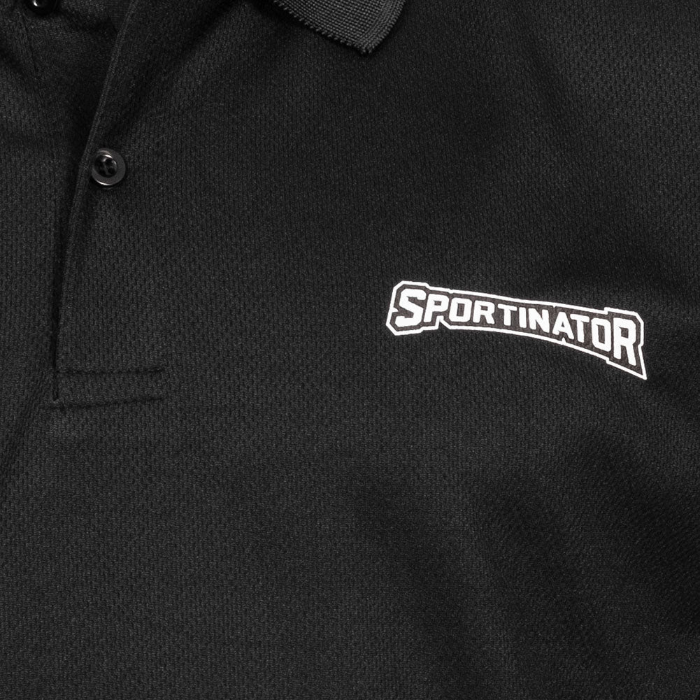 SPORTINATOR Essentials Hommes Polo d'entrainement noir