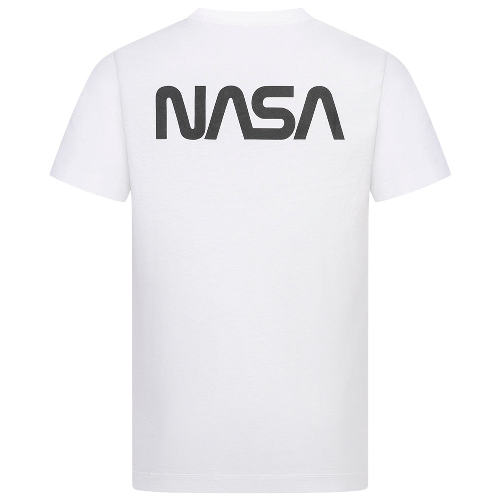 NASA Circle Logo Herren T-Shirt TMMTS007WHT