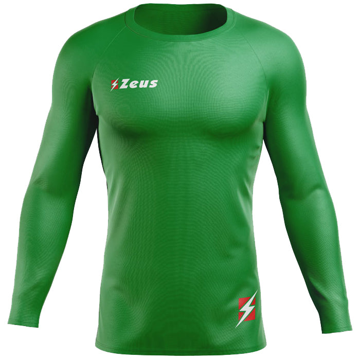 Zeus Fisiko Haut base-layer Haut de sport Ã  manches longues vert