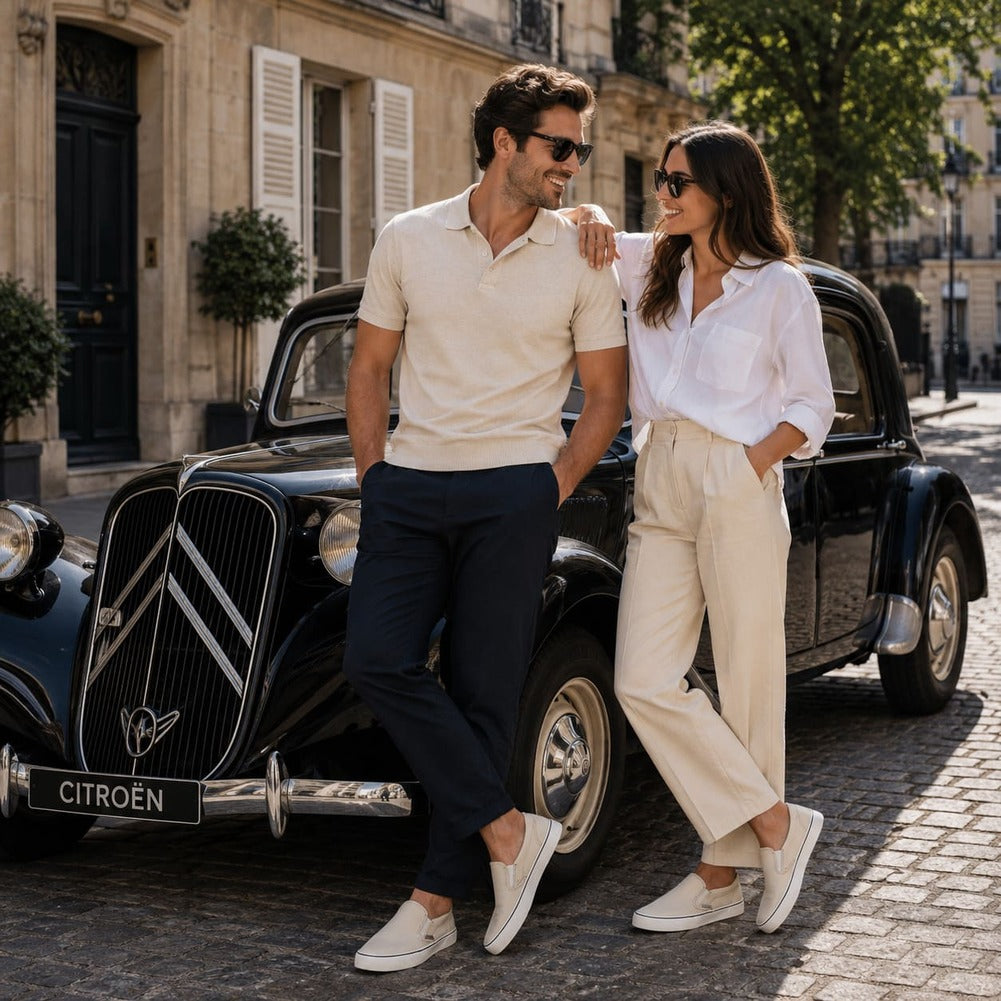 Citroën Unisex Slip-On Sneaker ecru Y100261-M054