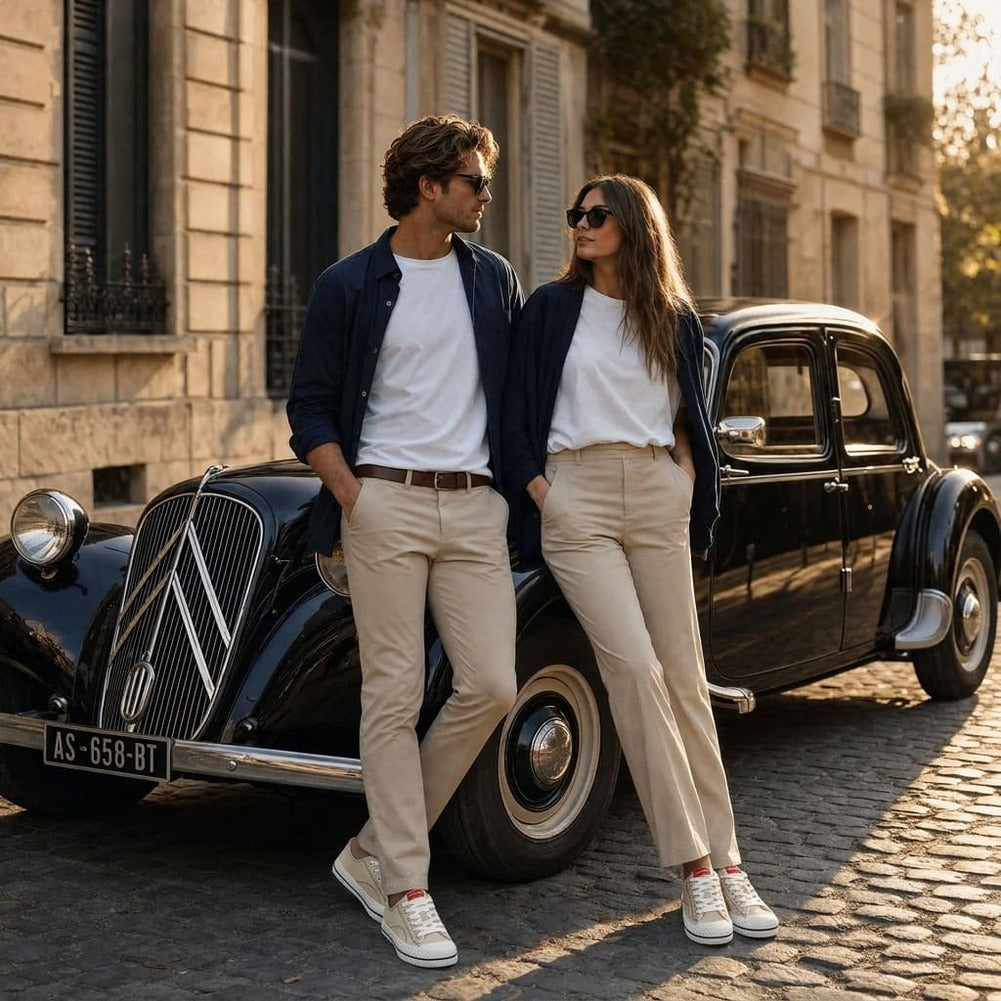 Citroën Unisex Canvas Sneaker ecru Y100262-M054