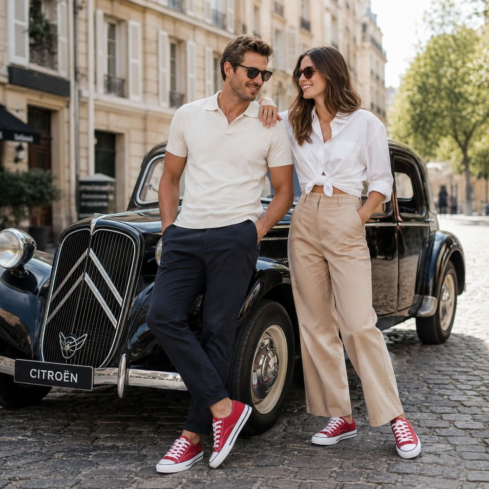 Citroën Unisex Canvas Sneaker bordeaux Y100262-R077