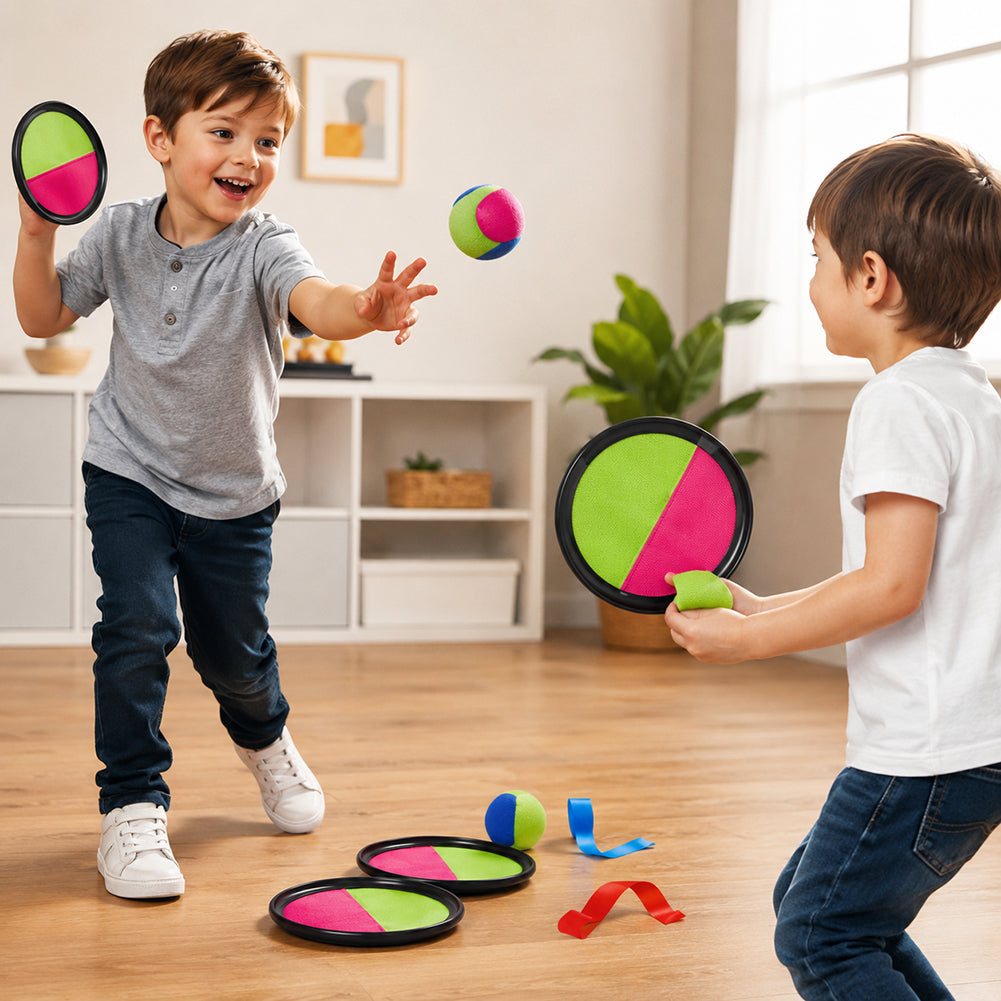 ALOHA 2 in 1 Sticky Ball Game 16-tlg. Kinder Klebeball-Spiel YG37H