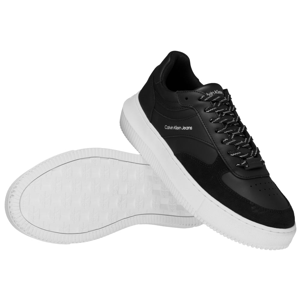 Calvin Klein Jeans Chunky Cupsole 1 Femmes Sneakers en cuir YW0YW00510BDS