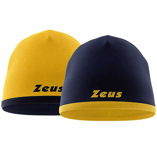 Zeus Beanie rÃ©versible Bonnet d'hiver jaune Navy