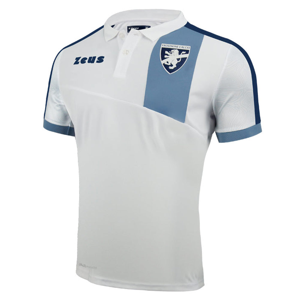 Frosinone Calcio Zeus Herren Polo-Shirt weiß